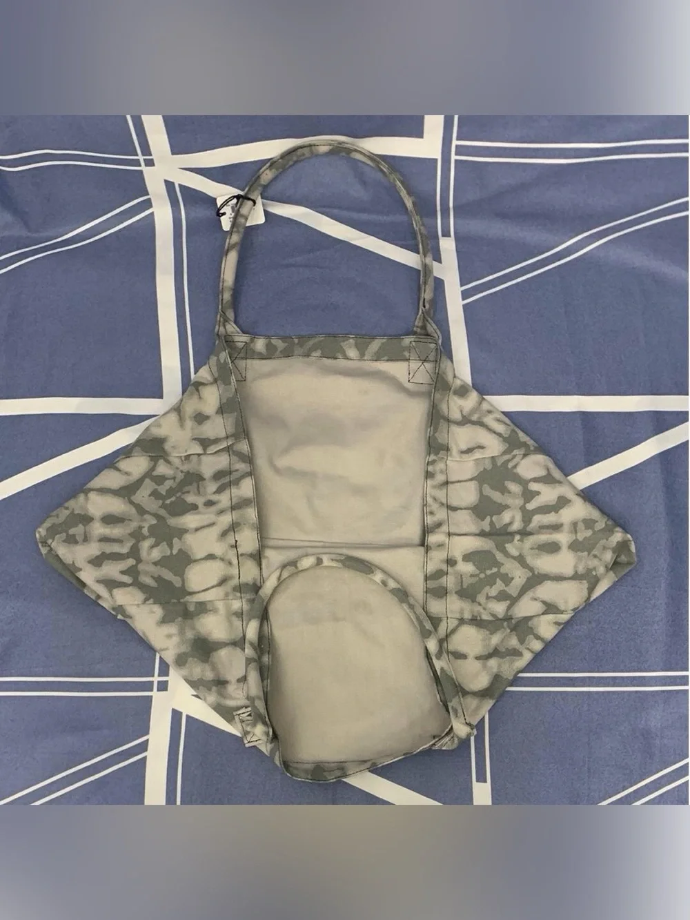 🍬ALO Yoga Tie-Dye Gray & White Canvas Tote